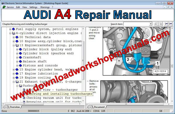 audi a4 repair manual